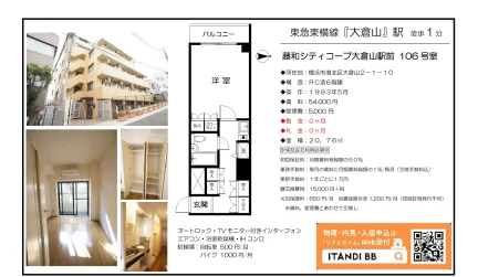 藤和シティコープ大倉山駅前 106号 0