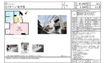 パナーノ 北千住 202号 0