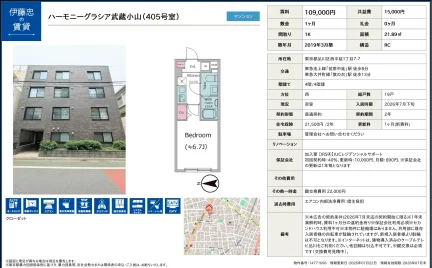 ハーモニーグラシア武蔵小山 405号 0