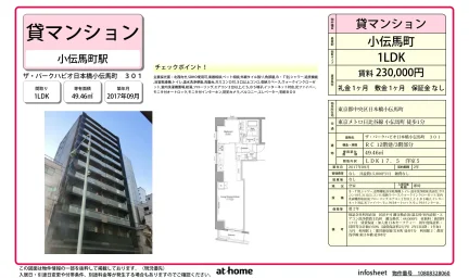Modern 1LDK Condo Near Station in Nihombashikodemmacho 0