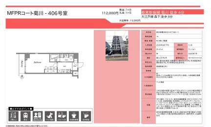 MFPRコート菊川 406号 0