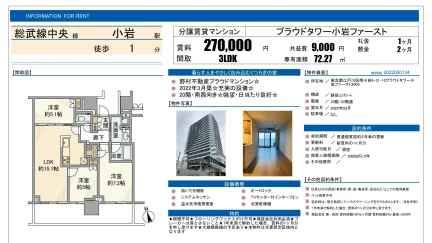 プラウドタワー小岩ファースト 0
