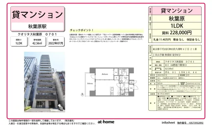Modern 1LDK Condo Near Station in Kandasakumagashi 0