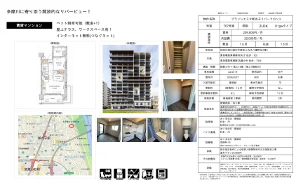 ブランシエスタ新丸子リバーフロント 707号 0