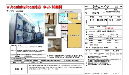 タナカハイツ 2A号 0