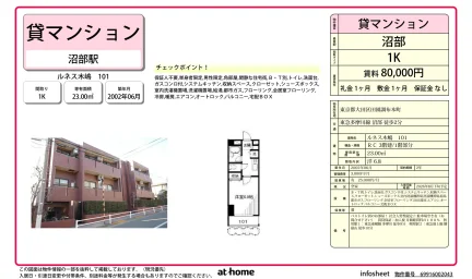 ルネス木嶋 101 101号 0