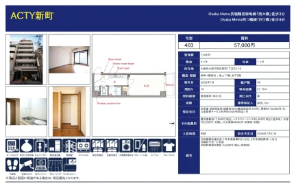 ACTY新町 403号 0