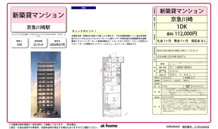 クレイシアＩＤＺ川崎ザ・テラス 0