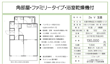 Zio V 玉造 502号 0