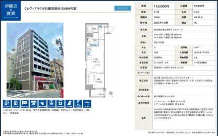 クレヴィアリグゼ日暮里根岸 0604号 0