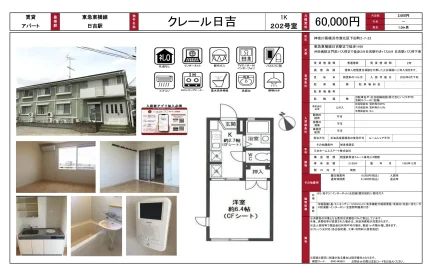 クレール日吉 202号 0