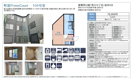町屋PrimeCourt 104号 0