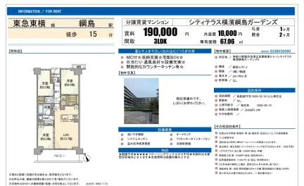シティテラス横濱綱島ガーデンズ 202 0
