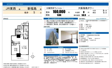 大阪福島タワー 1106 0