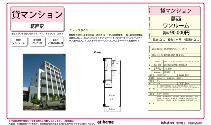 Studio Condo Near Station in Nakakasai 0