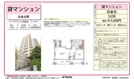 パークアクシス白金台 0