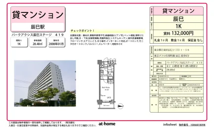 Studio Condo Near Station in Tatsumi 0