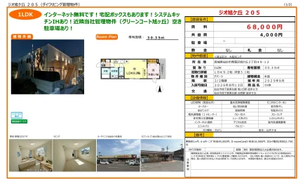 ジオ旭ケ丘 205号 0