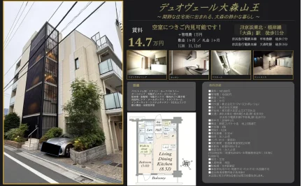 デュオヴェール大森山王 3階 0