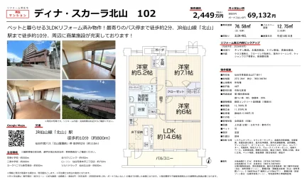 ディナスカーラ北山 102 102号 0