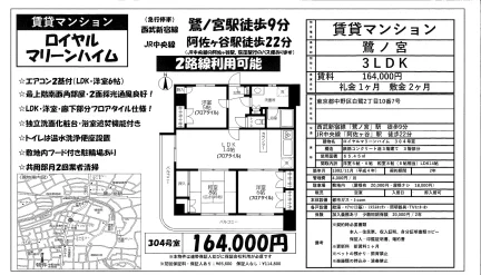 ロイヤルマリーンハイム 304号 0