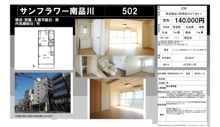 サンフラワー南品川 502 0