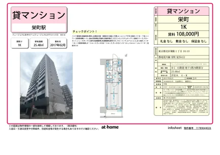 Modern Studio Condo Near Station in Horifune 0