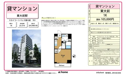Studio Condo Near Station in Mukogaoka 0