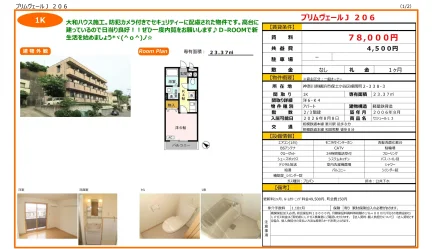 セジュールL3 206号 0