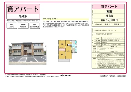 2LDK Condo in Oyama 0