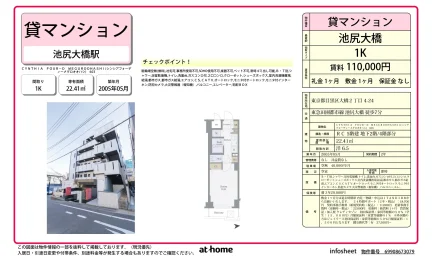 Studio Condo Near Station in Ohashi 0