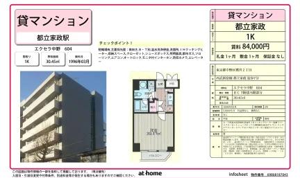 エクセラ中野 604 604 0