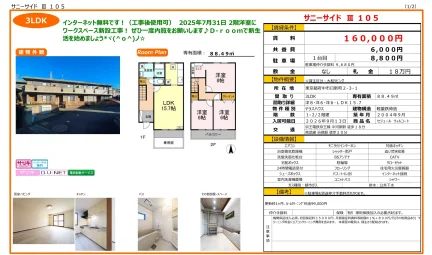 サニーサイドⅢ 105 105号 0