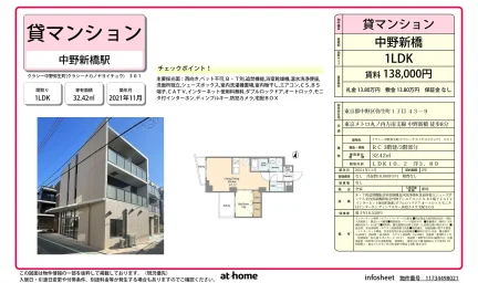 クラシー中野弥生町 301 0
