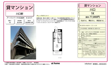 Brand New Studio Condo in Namiki 0