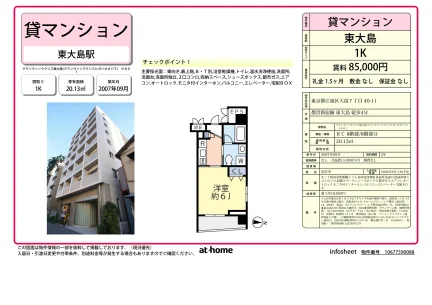 Studio Condo Near Station in Ojima 0