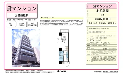 Modern Studio Condo in Higashiyotsugi 0