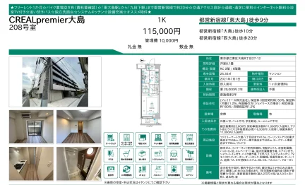 CREALpremier大島 208号 0