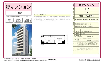 Modern Studio Condo Near Station in Takinogawa 0