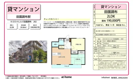 KODAヒルズ田園調布202 202号 0