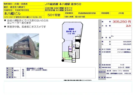 Well-Kept Studio Property Near Station in Minamiyawata 0