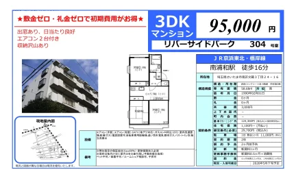 リバーサイドパーク 304号 0
