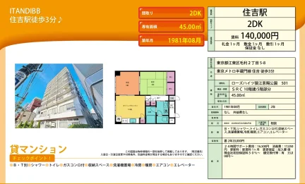 ローズハイツ猿江恩賜公園 501 501号 0