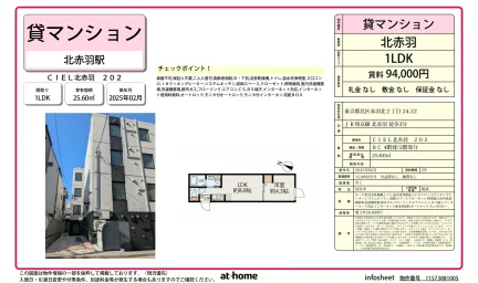 Brand New 1LDK Condo Near Station in Akabanenishi 0