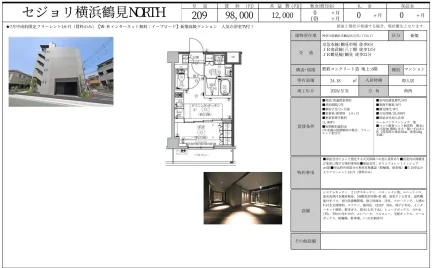 セジョリ横浜鶴見NORTH 209号 0