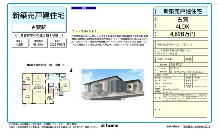 Brand New 4LDK House in Imanosho 0
