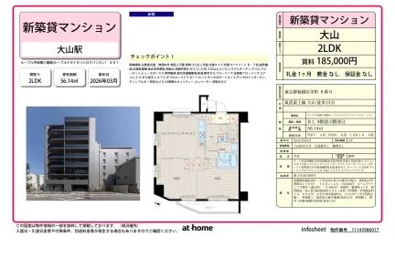 Brand New 2LDK Condo in Sakaecho 0