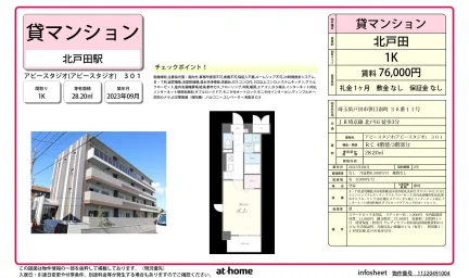 Modern Studio Condo Near Station in Sasameminamicho 0