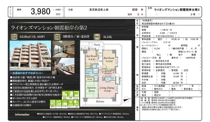 ライオンズマンション朝霞根岸台第2 3階 0
