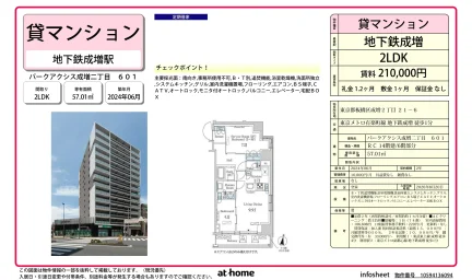 Brand New 2LDK Condo Near Station in Narimasu 0